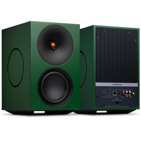 Cambridge Audio L/R X Wireless Bluetooth Desktop Bookshelf Speakers - Green