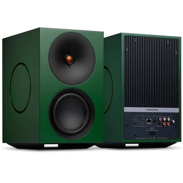 Cambridge Audio L/R X Wireless Bluetooth Desktop Bookshelf Speakers - Green