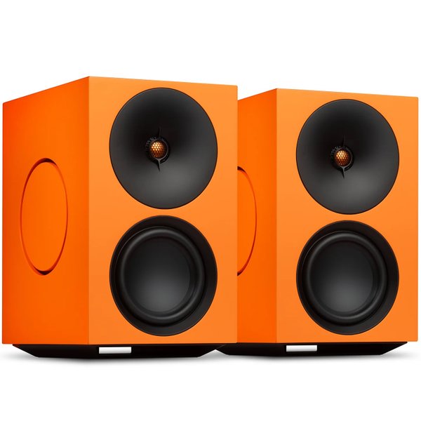 Cambridge Audio L/R X Wireless Bluetooth Desktop Bookshelf Speakers - Orange