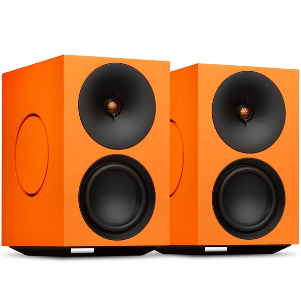 Cambridge Audio L/R X Wireless Bluetooth Desktop Bookshelf Speakers - Orange