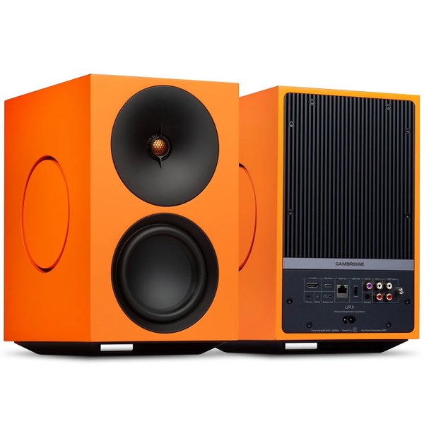 Cambridge Audio L/R X Wireless Bluetooth Desktop Bookshelf Speakers - Orange