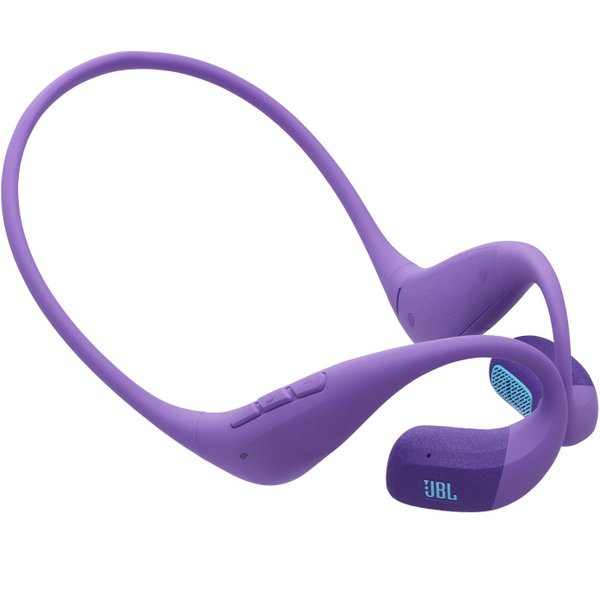 JBL Endurance Pace Waterproof Neckband Wireless Bluetooth Air Conduction Open-Ear Headphone with Mic - Purple