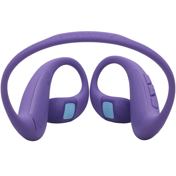 JBL Endurance Pace Waterproof Neckband Wireless Bluetooth Air Conduction Open-Ear Headphone with Mic - Purple