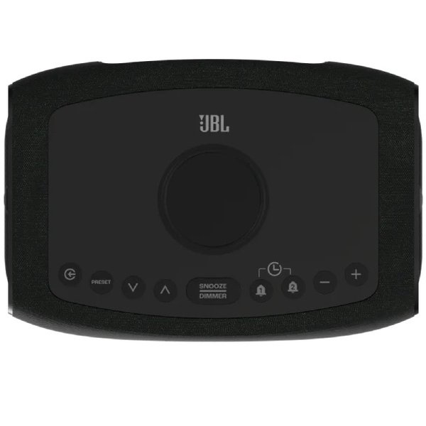JBL Rise Wireless Bluetooth Desktop Speaker, Alarm Clock with FM Radio