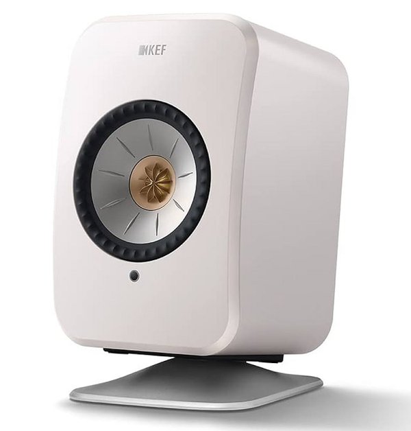 KEF LSX II LT + KEF P1 Bookshelf Speakers & Desk Pads Bundle