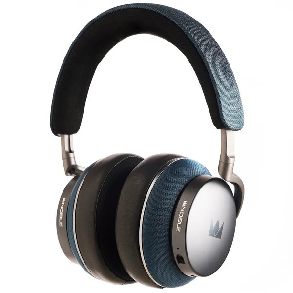 Noble Audio FoKus Apollo Pro 2-Driver (1PMD+1DD) Hybrid Bluetooth Noise-Cancelling/Wired Over-Ear Headphone with Mic - Peacock