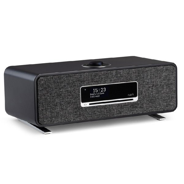 Ruark R3S Multi-Room Wireless Bluetooth/WiFi Network Desktop Speaker & CD Player with FM Radio - Charcoal