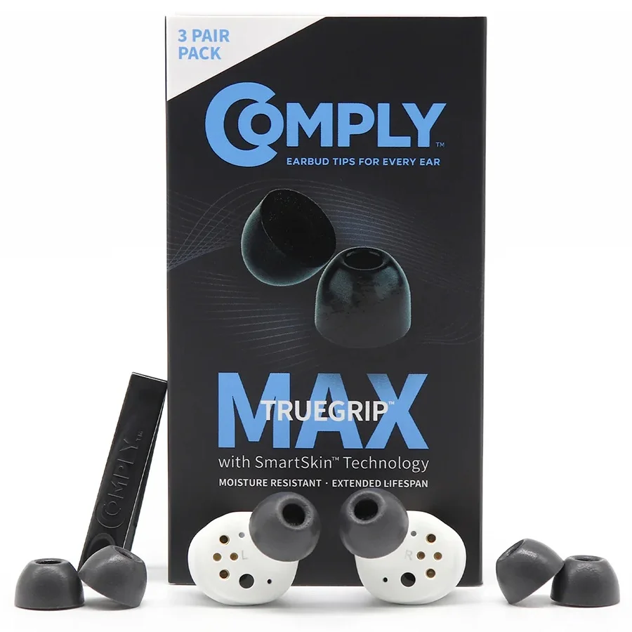 Comply TrueGrip MAX Foam Ear Tips for Sennheiser MOMENTUM 3/4 & ACCENTUM