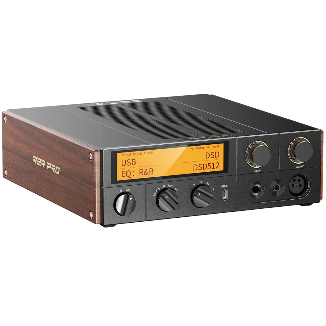 FiiO K17 R2R MQA Wireless Bluetooth/WiFi Network Streamer, Desktop DAC & Headphone Amplifier