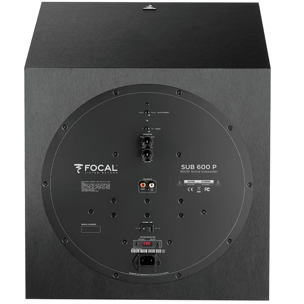 Focal Sub 600P 12-inch Powered Subwoofer