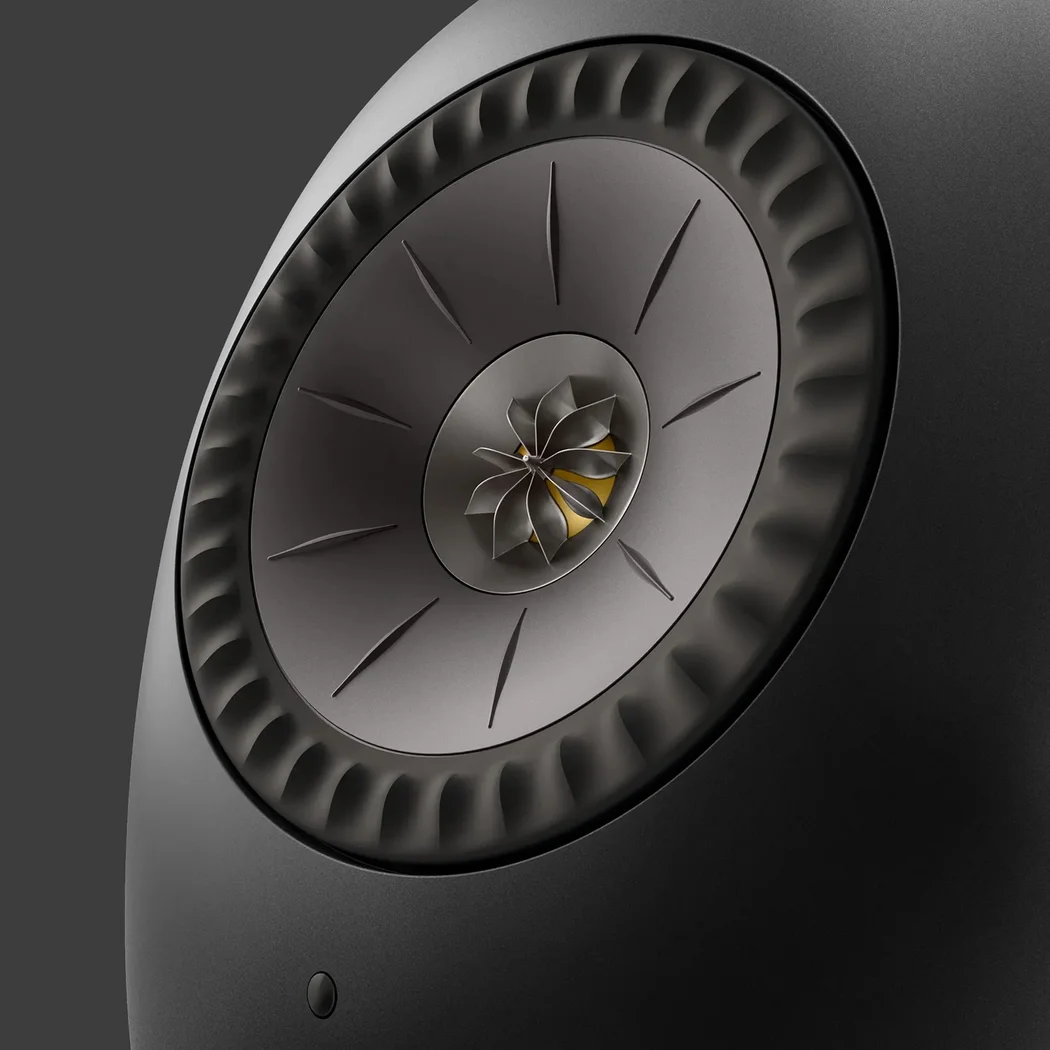 KEF LS LUXE Wireless Bluetooth WiFi Network Desktop Bookshelf Speakers HDMI eARC Eclipse Black