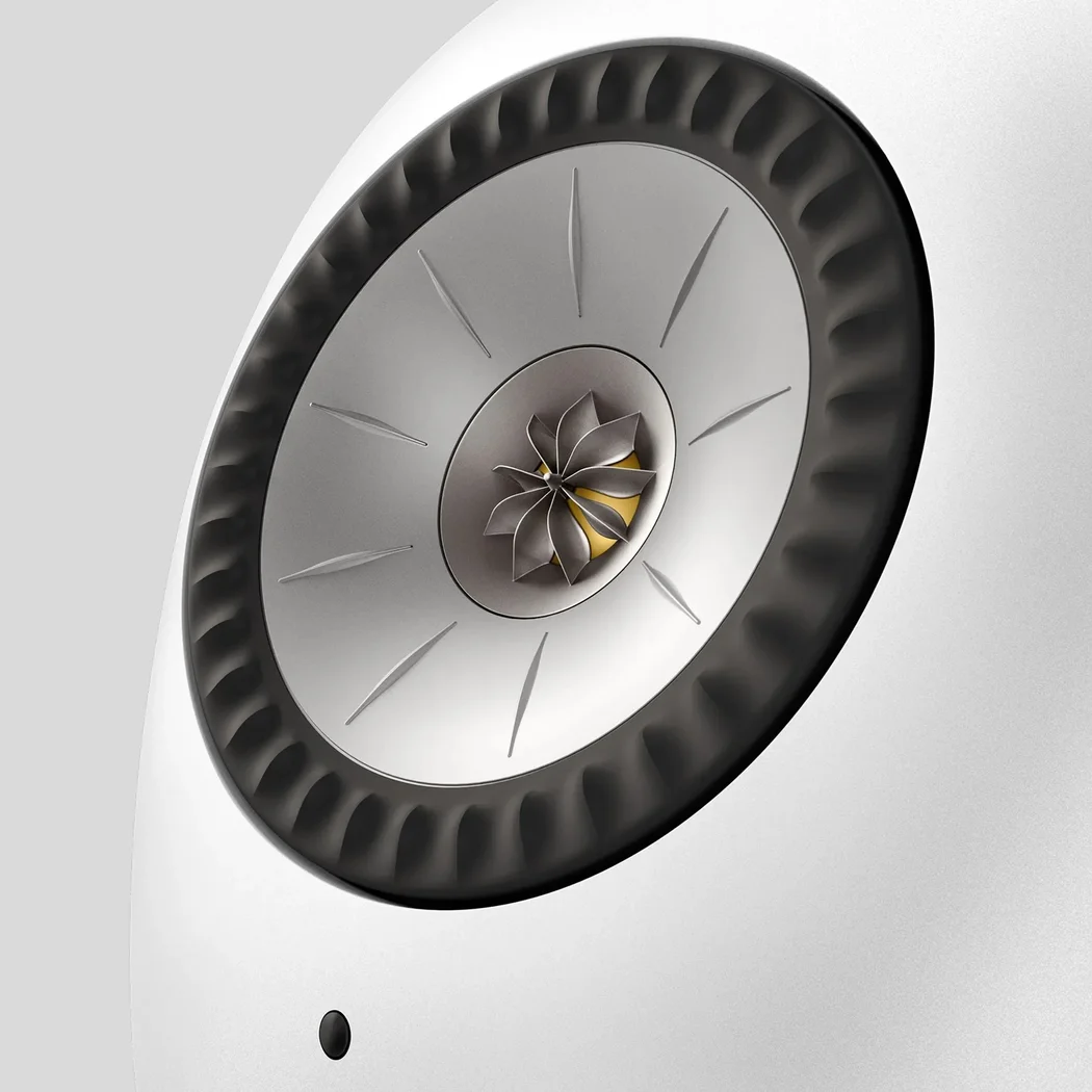 KEF LS LUXE Wireless Bluetooth WiFi Network Desktop Bookshelf Speakers HDMI eARC Mineral White