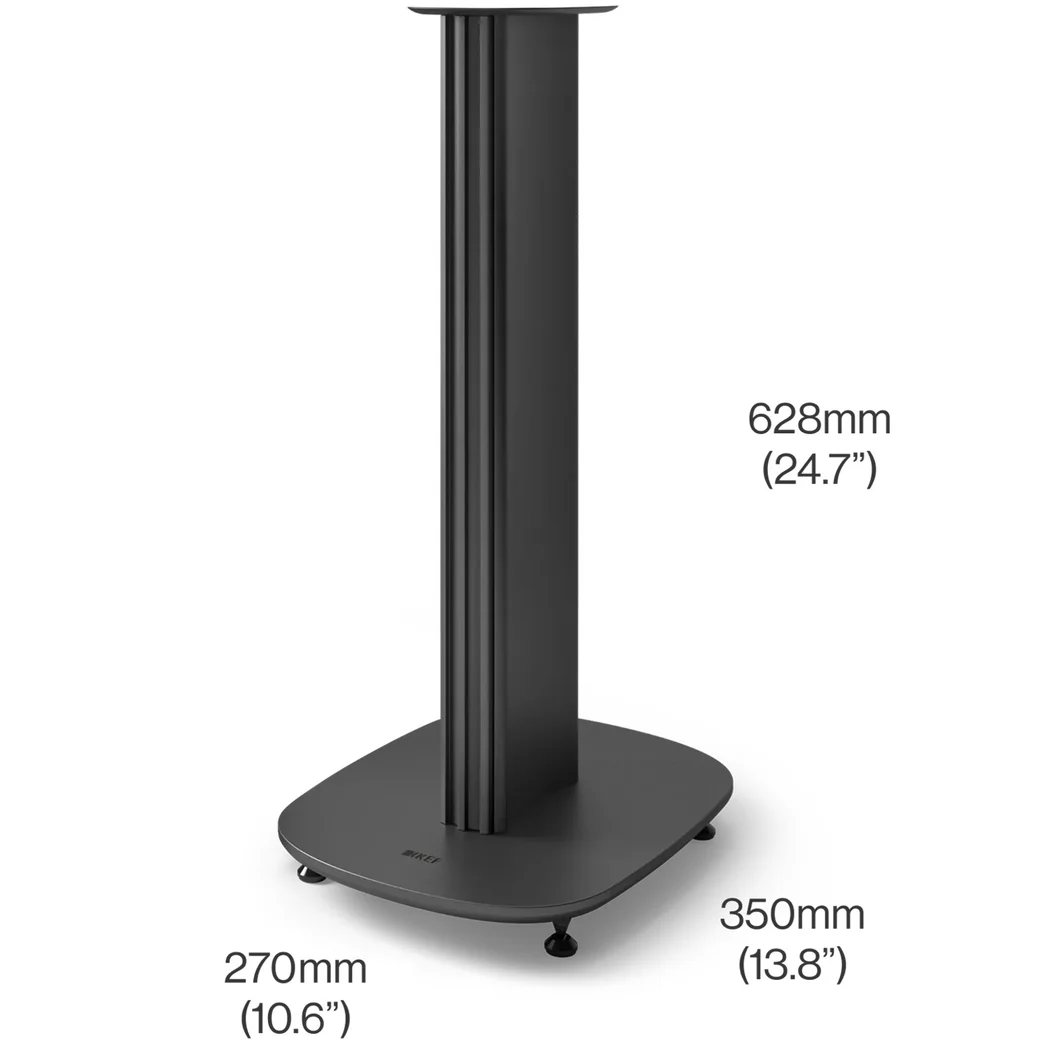 KEF S-LUXE Floor Speaker Stands for LS LUXE Slate Grey