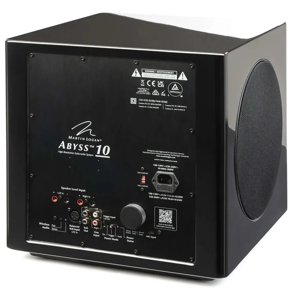 MartinLogan Abyss 10 Sealed Triple 10-inch (3x10inch) Powered Subwoofer