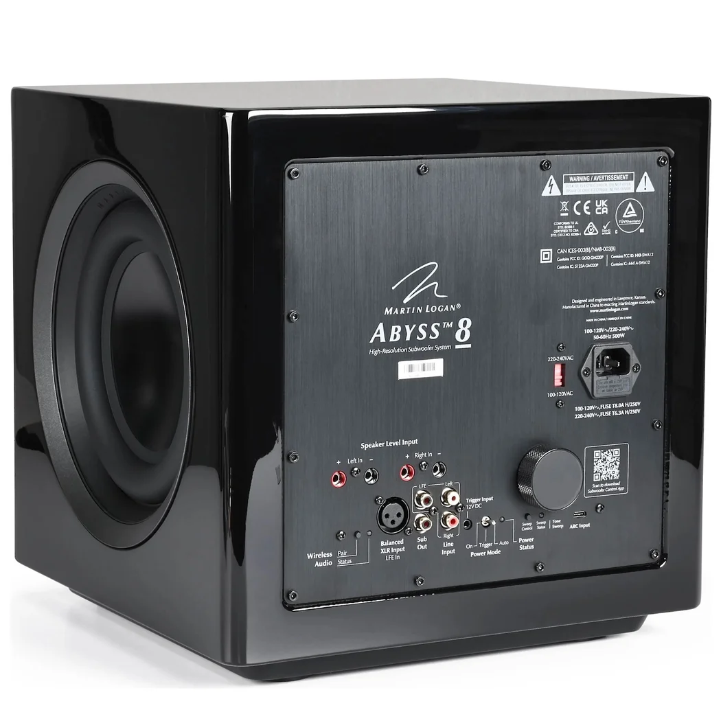 MartinLogan Abyss 8 Sealed Triple 8-inch (3x8inch) Powered Subwoofer