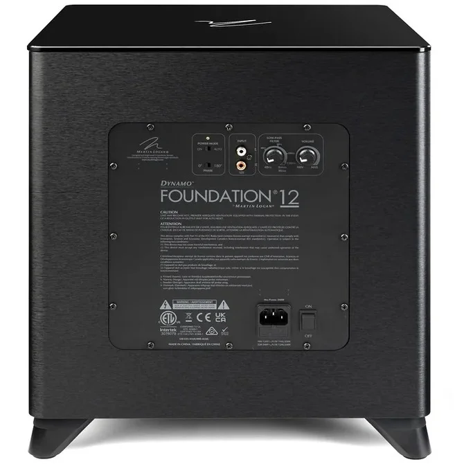 MartinLogan Dynamo Foundation 12 Sealed 12-inch Powered Subwoofer