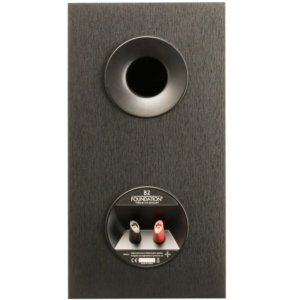 MartinLogan Motion Foundation B1 2-Way Passive Desktop Bookshelf Speakers -  Black