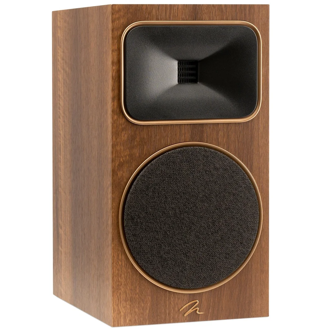 MartinLogan Motion Foundation B2 2-Way Passive Desktop Bookshelf Speakers - Walnut