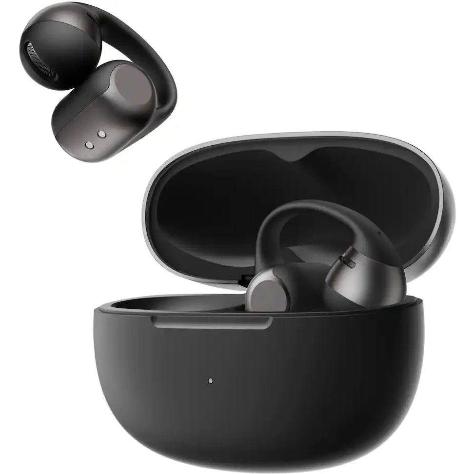 Shokz OpenDots 2 True Wireless Bluetooth Air Conduction Open-Ear Earphone with Mic - Black