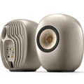 KEF LS LUXE Wireless Bluetooth WiFi Network Desktop Bookshelf Speakers HDMI eARC Dusk Titanium