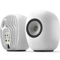 KEF LS LUXE Wireless Bluetooth WiFi Network Desktop Bookshelf Speakers HDMI eARC Mineral White