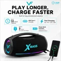 Vinnfier Tango XT710 X-Bass Wireless Bluetooth Portable Speaker with Dual Wireless Handheld Microphones