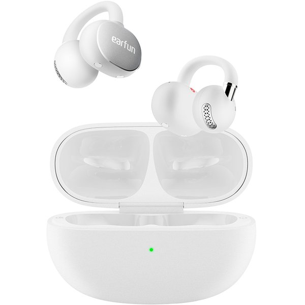 EarFun Clip 2 True Wireless Bluetooth Air Conduction Open-Ear Earphone with Mic - White