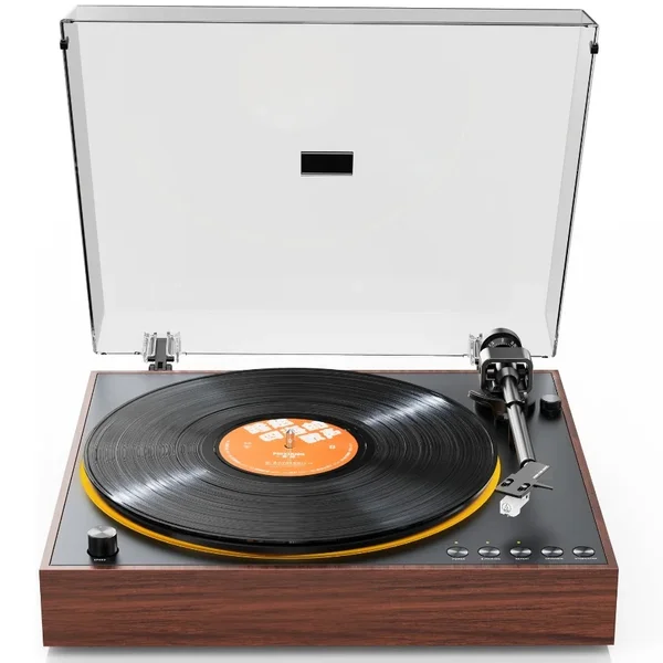 FiiO TT11 Fully Automatic Belt-Drive Turntable - Brown