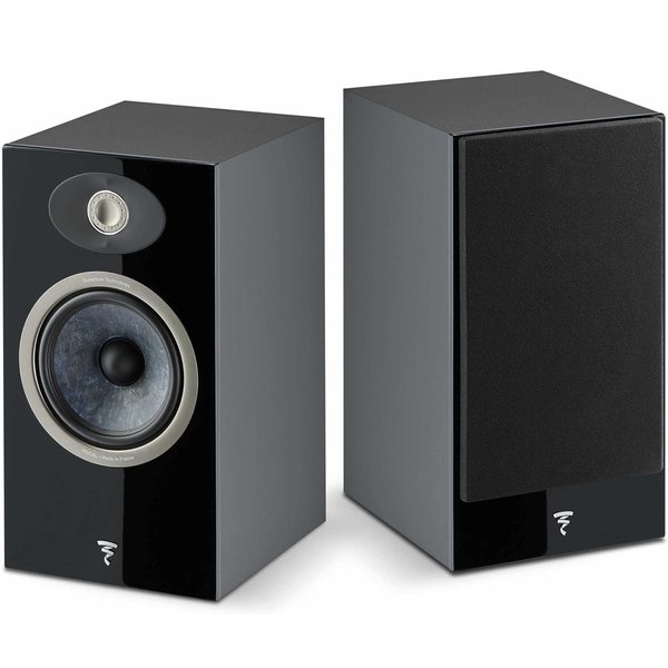Focal Theva N°1 2-Way Passive Desktop Bookshelf Speakers - Black High Gloss