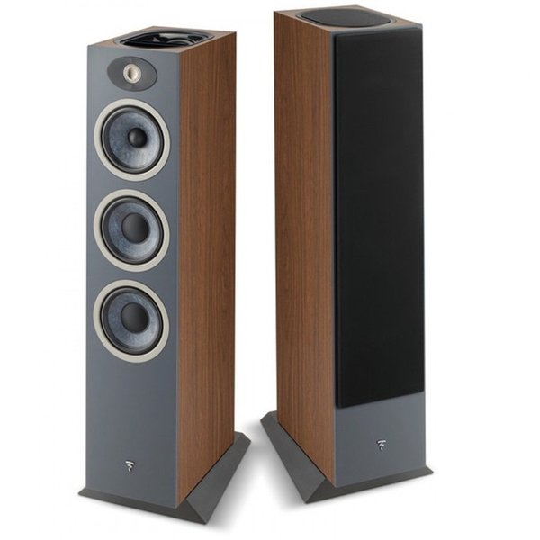 Focal Theva N°3-D Dolby Atmos 3-Way Passive Floorstanding Speakers - Dark Wood
