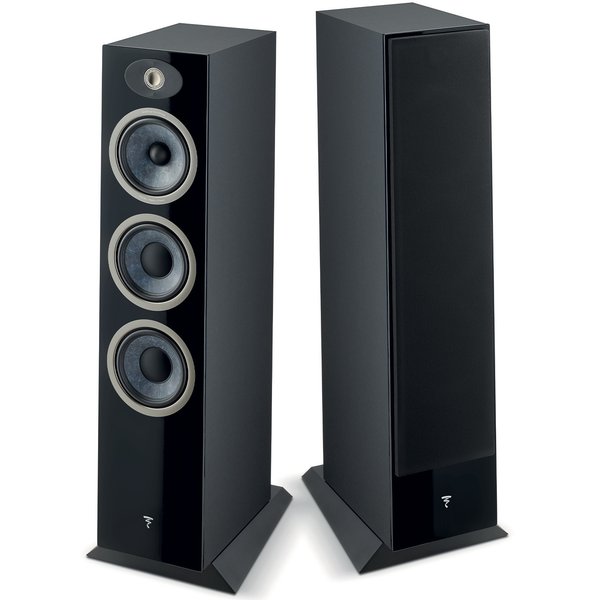 Focal Theva N°3 3-Way Passive Floorstanding Speakers - Black High Gloss