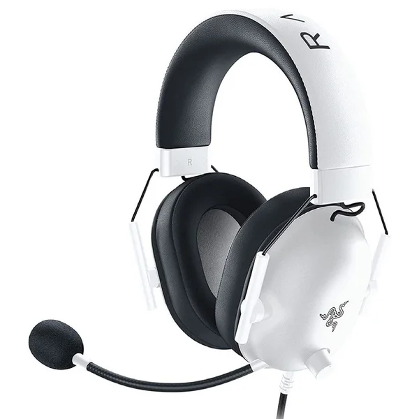 Razer BlackShark V2 X 3.5mm Multi-Platform Over-Ear Gaming Headset with Mic - White