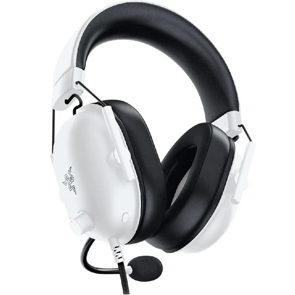 Razer BlackShark V2 X 3.5mm Multi-Platform Over-Ear Gaming Headset with Mic - White