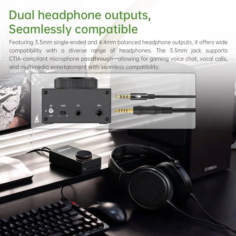 FiiO JadeAudio GIGAS 1 Desktop Headphone Amplifier