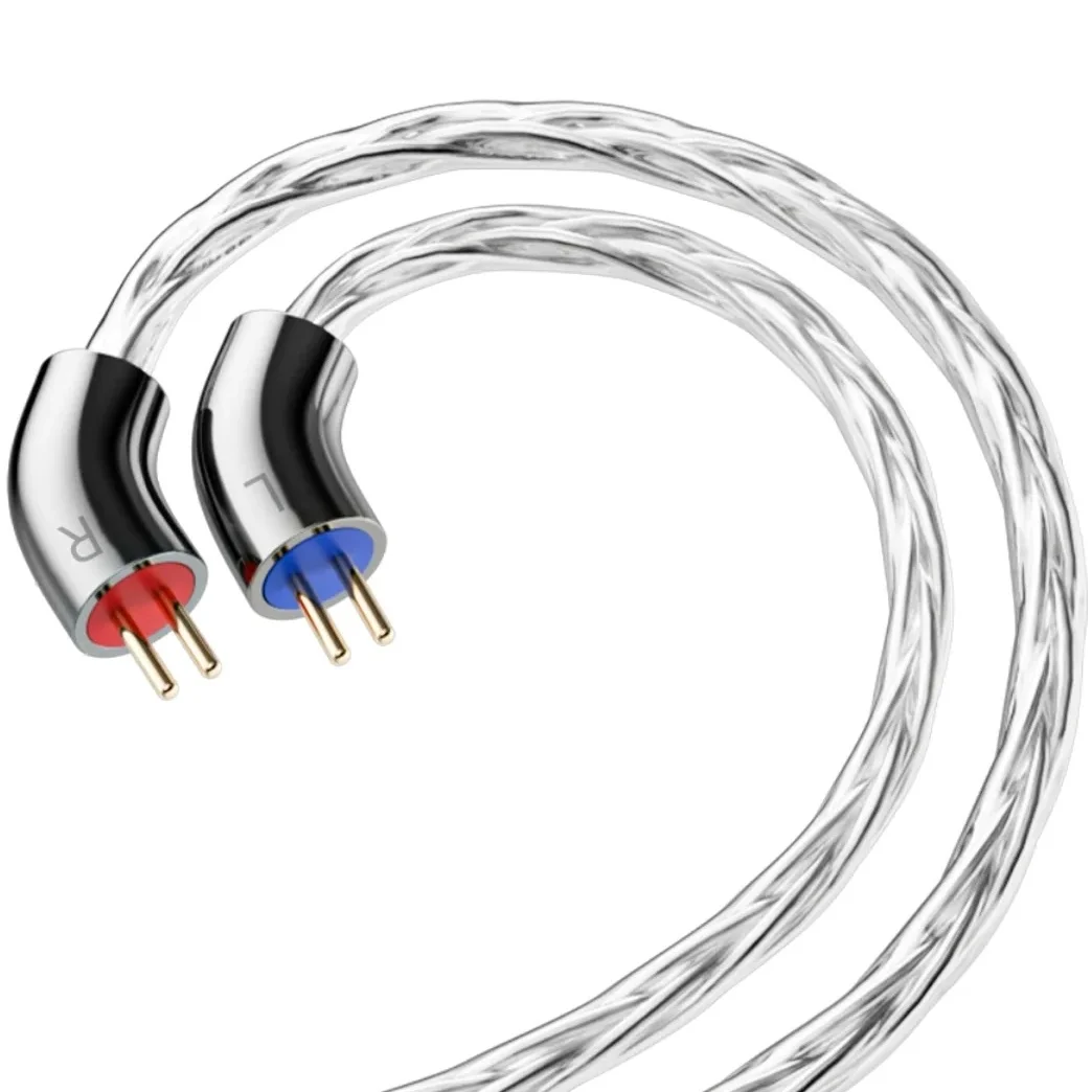FiiO LS-RC 2026 2 Pin 8-core Stranded 6N OCC Silver-Plated Copper (SPC) with Interchangeable 4.4mm Balanced & 3.5mm Jack Connect