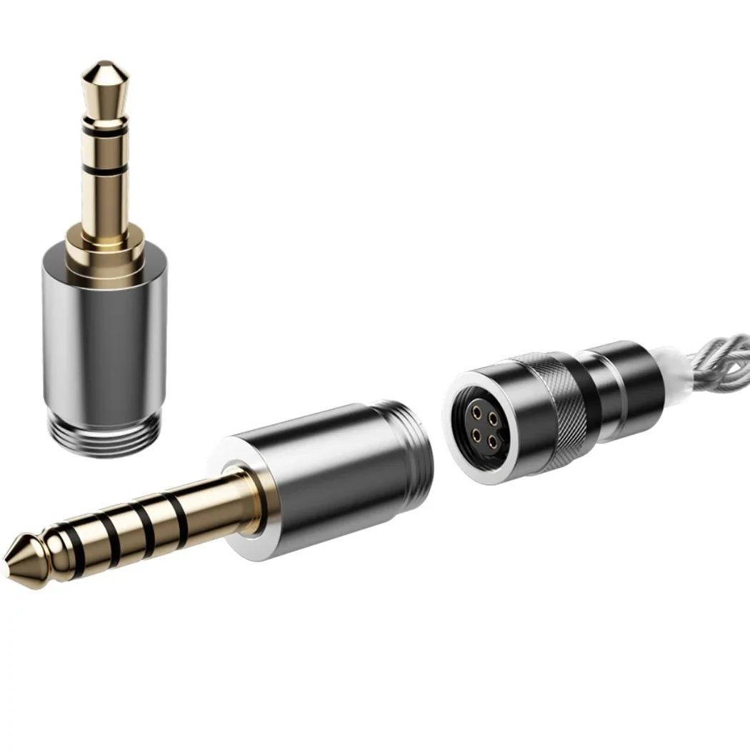 FiiO LS-RC 2026 2 Pin 8-core Stranded 6N OCC Silver-Plated Copper (SPC) with Interchangeable 4.4mm Balanced & 3.5mm Jack Connect