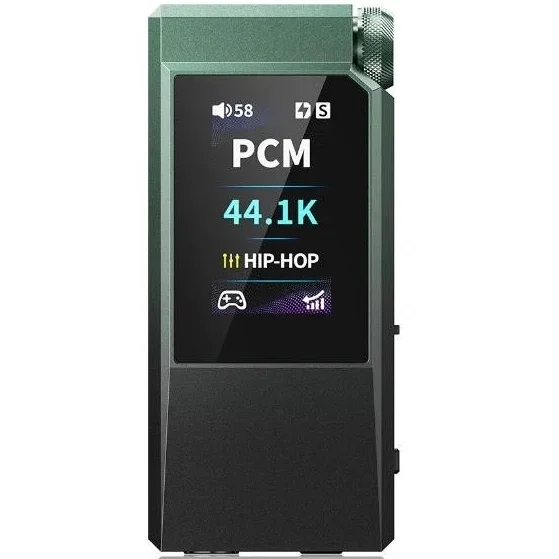 FiiO QX11 Type-C to 3.5mm/4.4mm Balanced Portable USB DAC & Headphone Amplifier Adapter with Mic - Dark Green