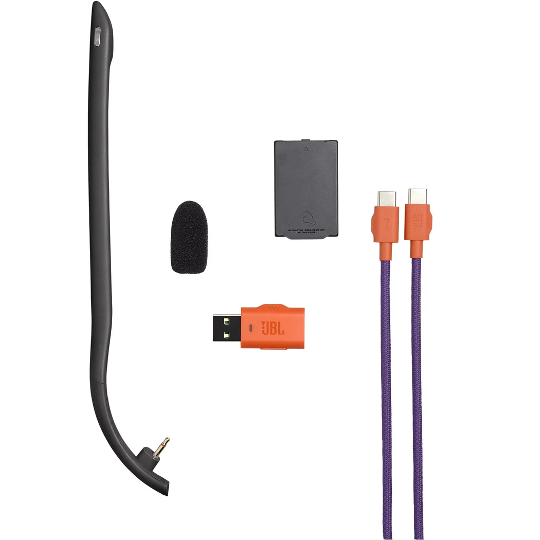 JBL Quantum 650 Wired/Wireless Bluetooth+2.4GHz Multi-Platform Over-Ear Gaming Headset with Mic - Black