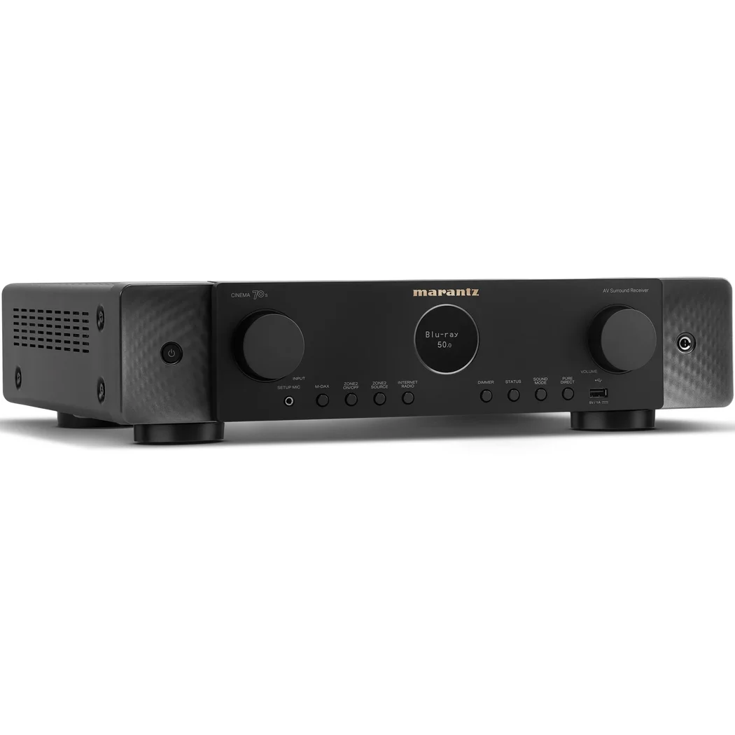 Marantz CINEMA 70 7.2 Channel 8K Hi-Fi Network AV Receiver (with Dolby Atmos, DTS:X) - Black