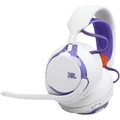 JBL Quantum 650 Wired/Wireless Bluetooth+2.4GHz Multi-Platform Over-Ear Gaming Headset with Mic - White