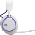 JBL Quantum 650 Wired/Wireless Bluetooth+2.4GHz Multi-Platform Over-Ear Gaming Headset with Mic - White