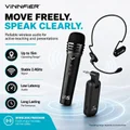 Vinnfier Tango Air 5 Wireless Handheld & Wearable Headset Microphones Set