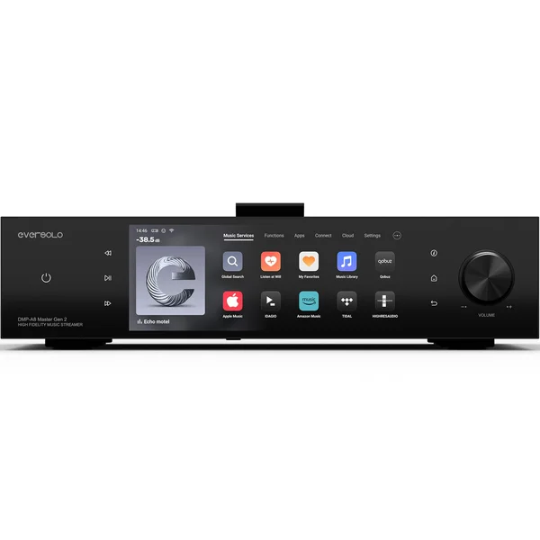 Eversolo DMP-A8 Master Gen 2 MQA Digital DAC, CD Player, Ripper, Multi-Room Wireless Bluetooth/WiFi Network Streamer (with HDMI)