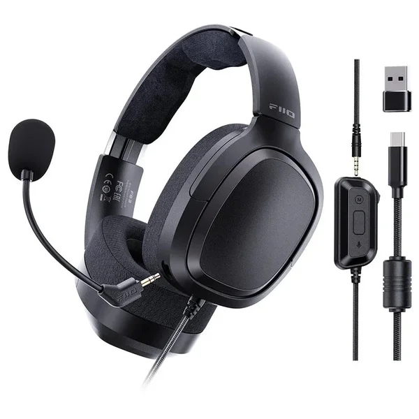 FiiO FG3 2-Driver (2DD) Wired Over-Ear Gaming Headset with Mic