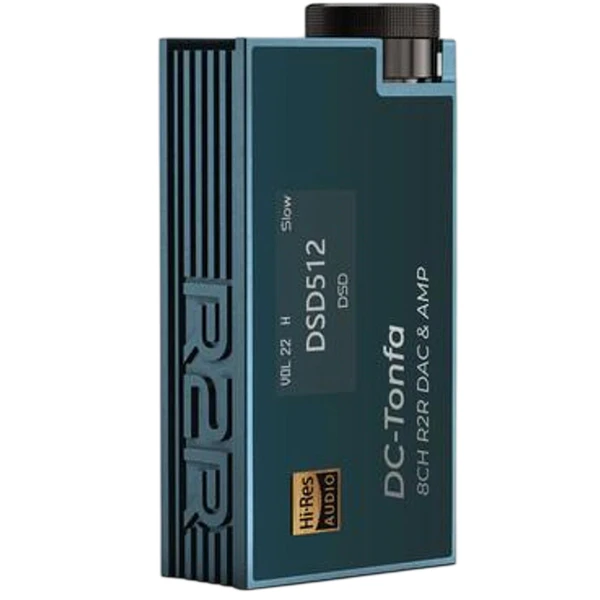 iBasso DC-Tonfa R2R Type-C USB to 3.5/4.4mm Balanced DAC & Headphone Amplifier Adapter - Blue