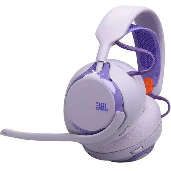 JBL Quantum 650 Wired/Wireless Bluetooth+2.4GHz Multi-Platform Over-Ear Gaming Headset with Mic - Purple