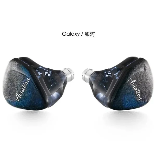 QoA Aviation 4-Driver (3BA+1DD) Hybrid In-Ear Earphone - Galaxy Black