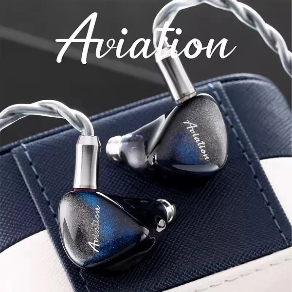 QoA Aviation 4-Driver (3BA+1DD) Hybrid In-Ear Earphone - Galaxy Black