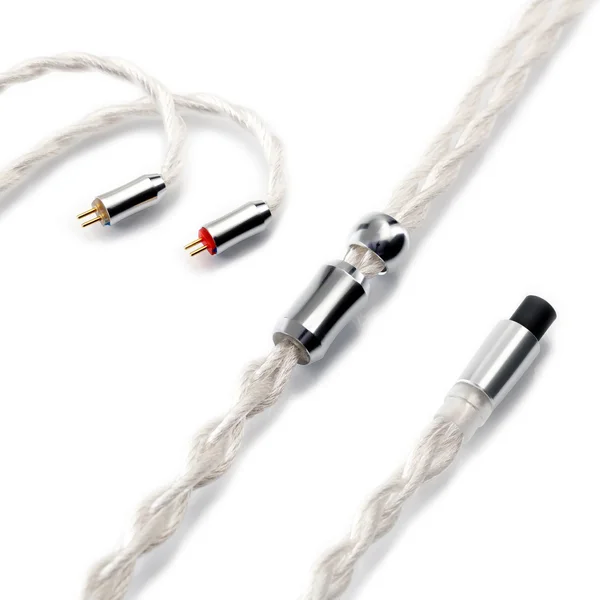 QoA RUM 4-core Litz Stranded 6N OCC Silver-Plated Copper (SPC) 3.5mm SE, 2.5mm/4.4mm Balanced Upgrade Cable
