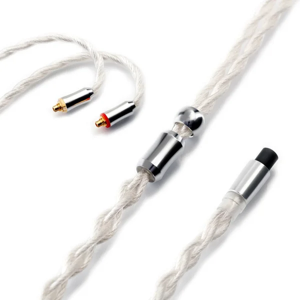 QoA RUM 4-core Litz Stranded 6N OCC Silver-Plated Copper (SPC) 3.5mm SE, 2.5mm/4.4mm Balanced Upgrade Cable